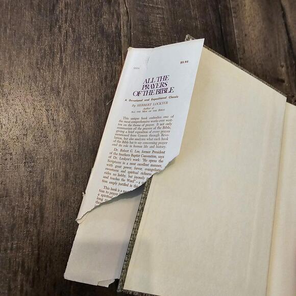 All the Prayers of the Bible Herbert Lockyer 12th Print 1973 Devotional Classic - Picture 3 of 5